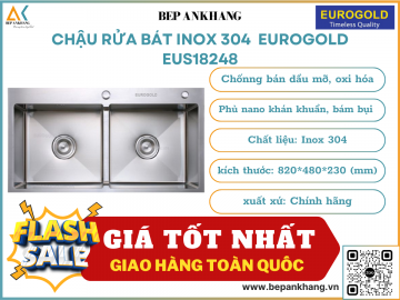 Chậu rửa bát chống xướt EurogoldEUS18248 